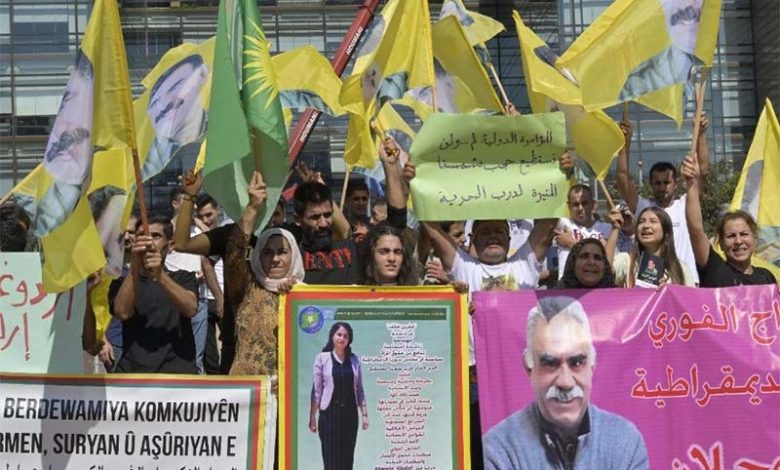 اعتصام للجالية الكردية في حديقة الامم المتحدة - رياض الصلح تنديدا بمقتل اميني