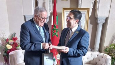 وزير الخارجية والمغتربين الدكتور عبدالله بوحبيب مع نظيره المغربي