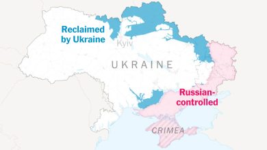 خارطة الحرب لروسية الاوكرانية 2023