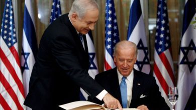 الرئيس الأميركي جو بايدن ورئيس الوزراء الإسرائيلي بنيامين نتنياهو.